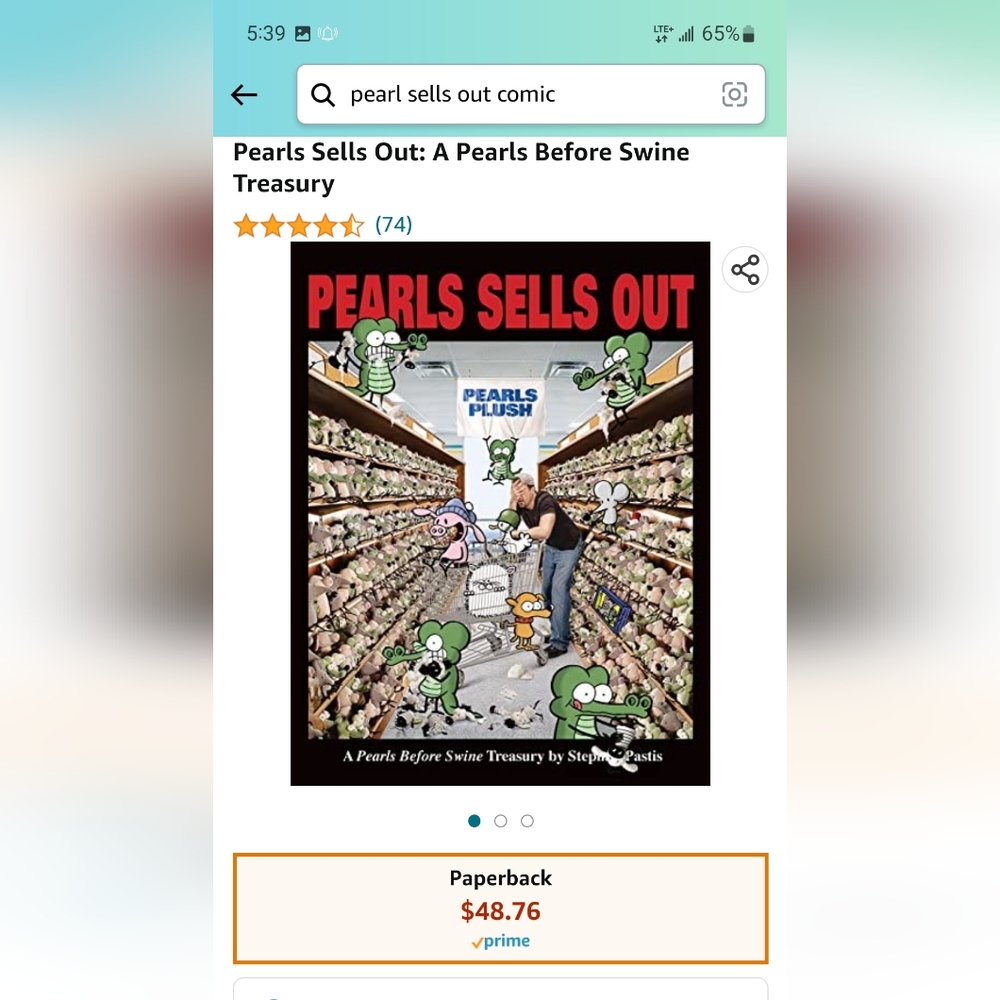 💥2/$15 Pearls sells out comic
